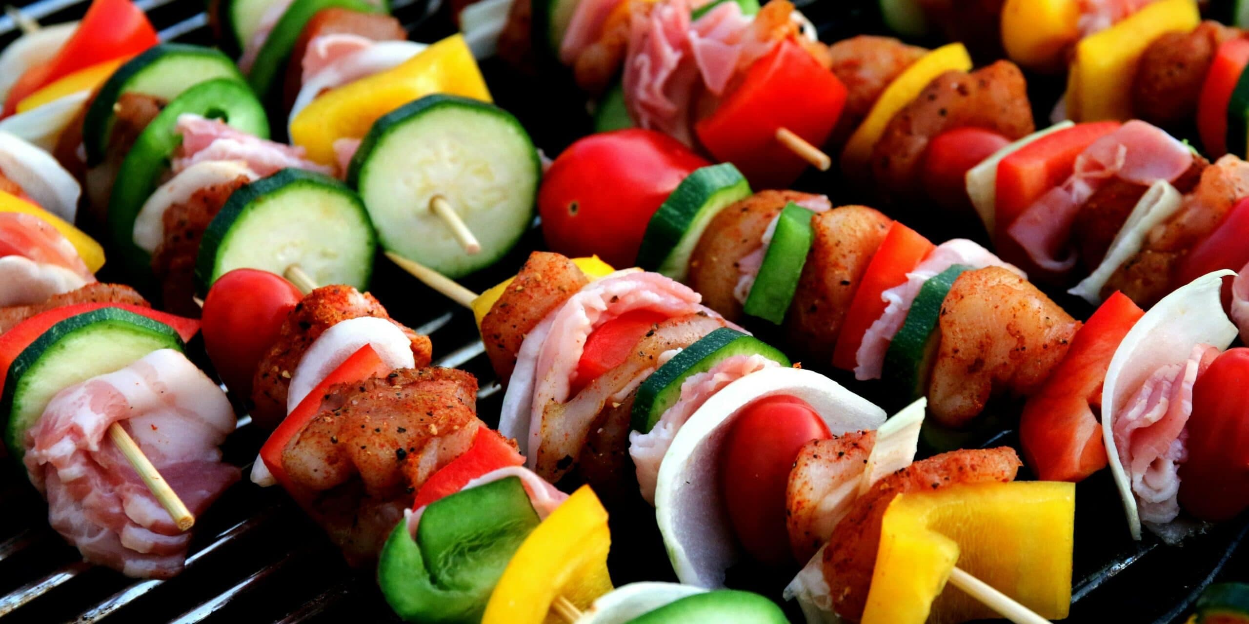 Grill gazowy - szaszłyki