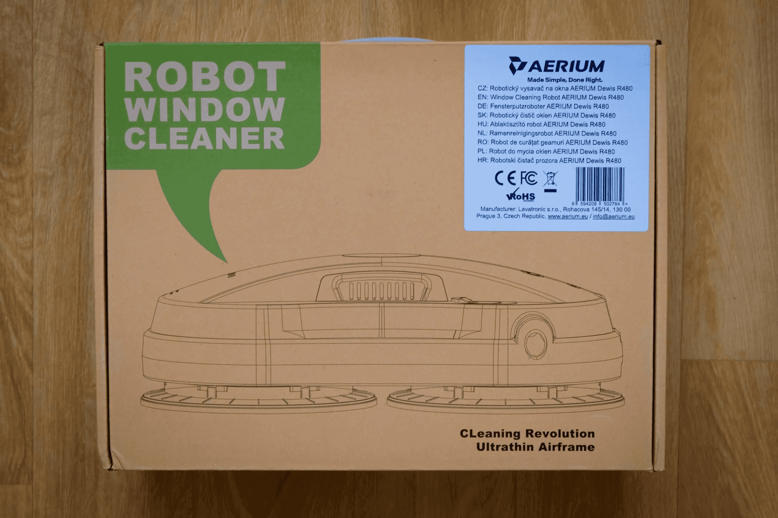 robot do mycia okien Aerium Dewis R480 01