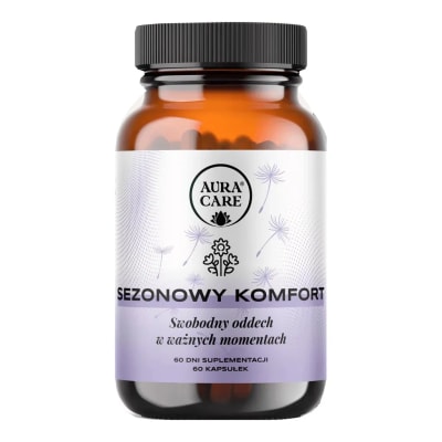 Aura Care Sezonowy Komfort kwercetyna z bromelainą 60 kapsułek
