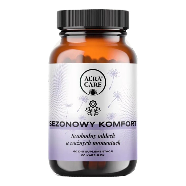 Aura Care Sezonowy Komfort kwercetyna z bromelainą 60 kapsułek: Product review