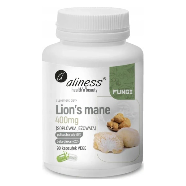 Aliness Lion's Mane 400 mg ekstrakt: Product review