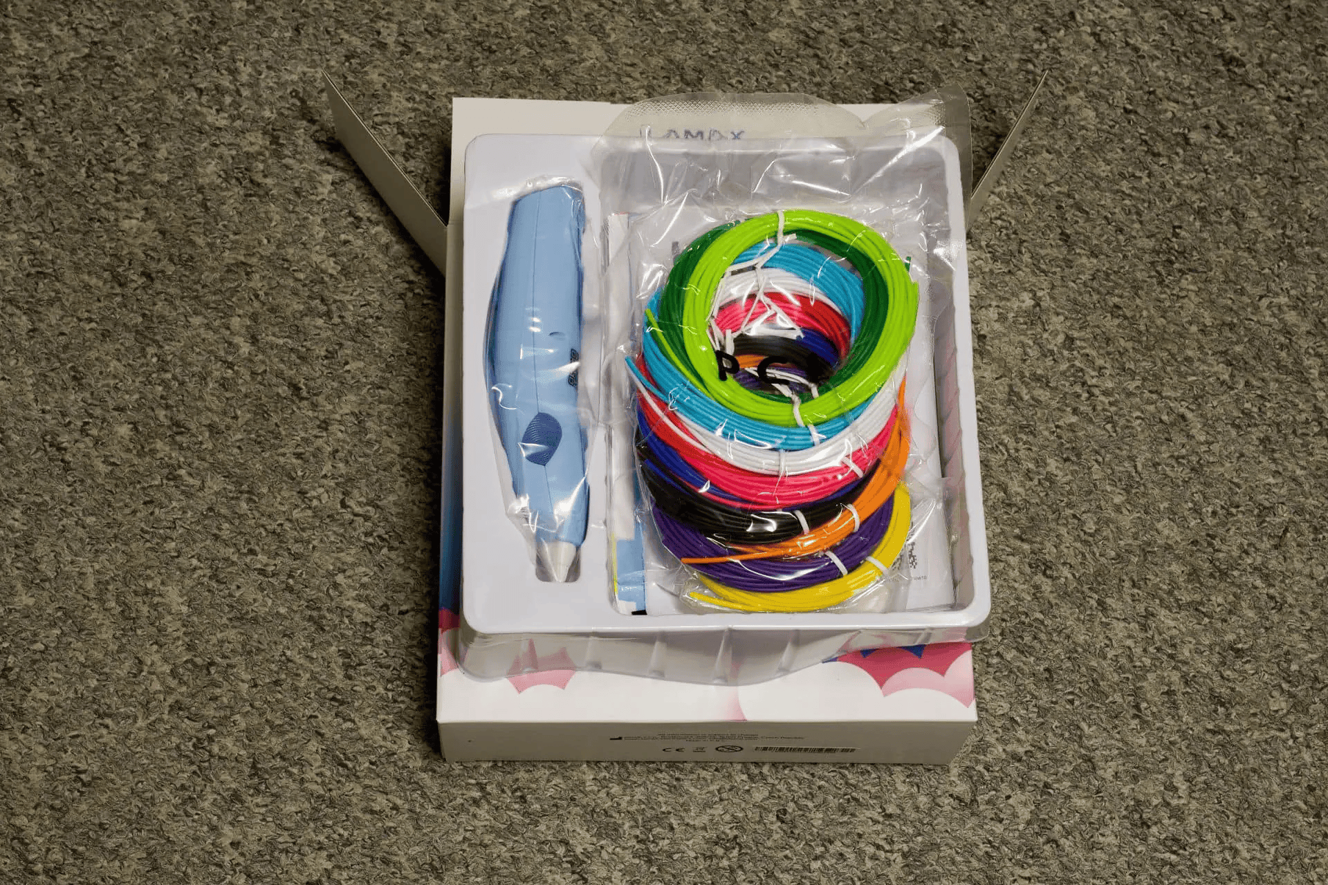 Zawartość opakowania LAMAX ArtKid1 3D Blue