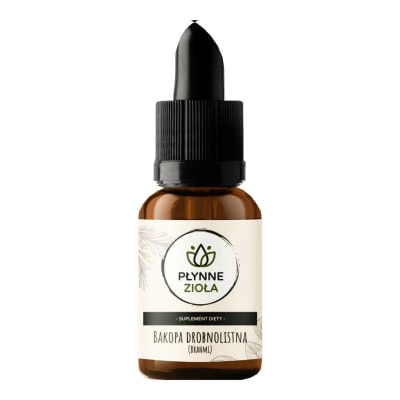 Płynne Zioła Brahmi (bakopa drobnolistna) krople 15 ml