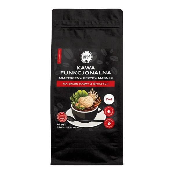 Aura Care Kawa Funkcjonalna z grzybami 220 g: Product review