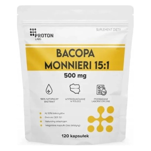 Proton Labs Bacopa Monnieri 500 mg 15:1: Product review