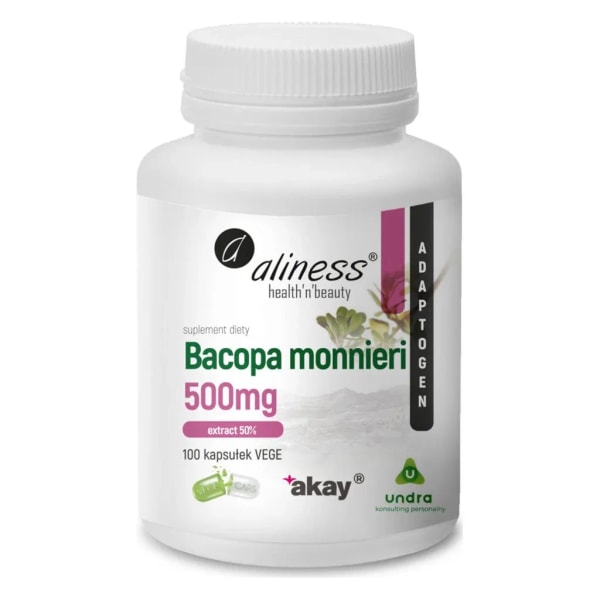 Aliness Bacopa Monnieri 50% 500 mg: Product review