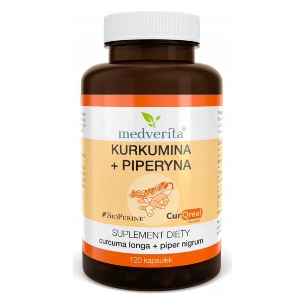 Medverita Kurkumina + Piperyna 120 kapsułek: Product review