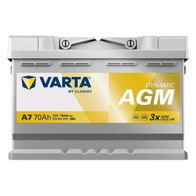 Varta Dynamic AGM A7 70 Ah 760 A