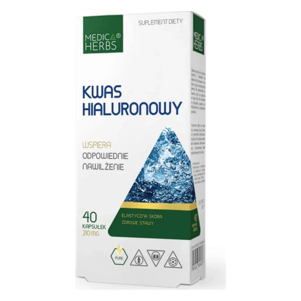Medica Herbs Kwas hialuronowy 210 mg: Product review