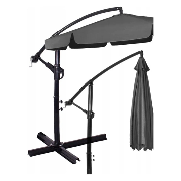 Springos GU0041 parasol z wysięgnikiem 350 cm (grafit): Product review