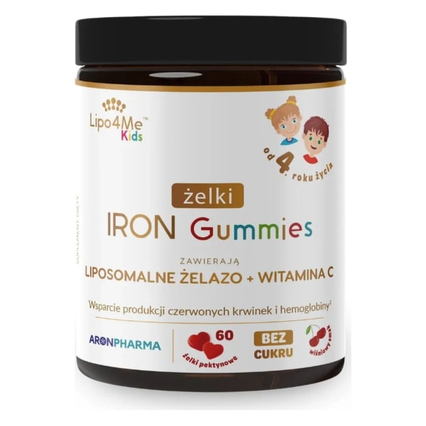 Lipo4Me Kids żelki z żelazem: Product review