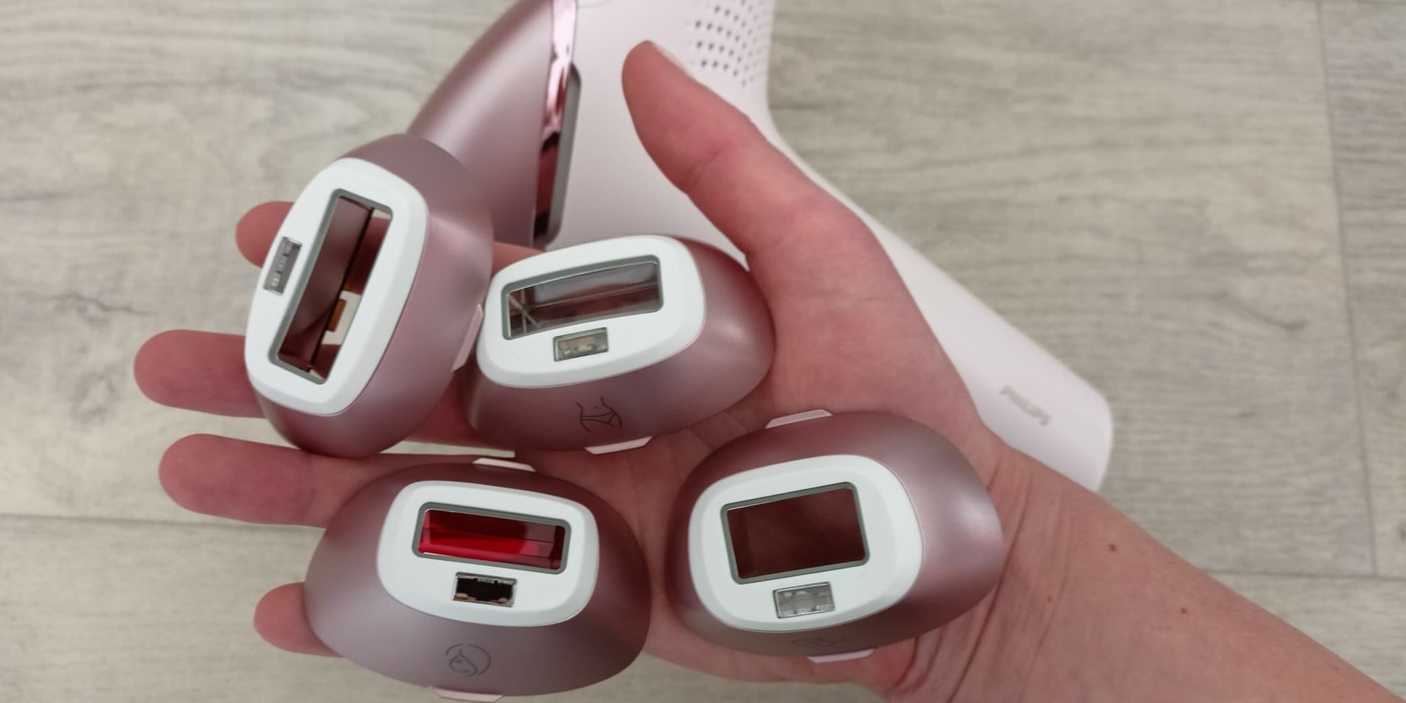 Philips Lumea depilator laserowy nasadki