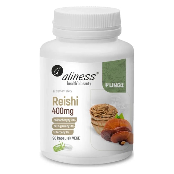 Aliness Reishi ekstrakt 400 mg: Product review