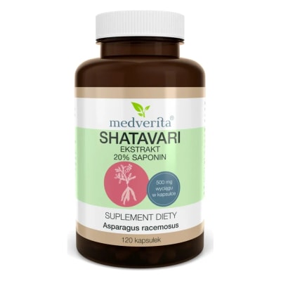 Medverita Shatavari ekstrakt 20% 500 mg