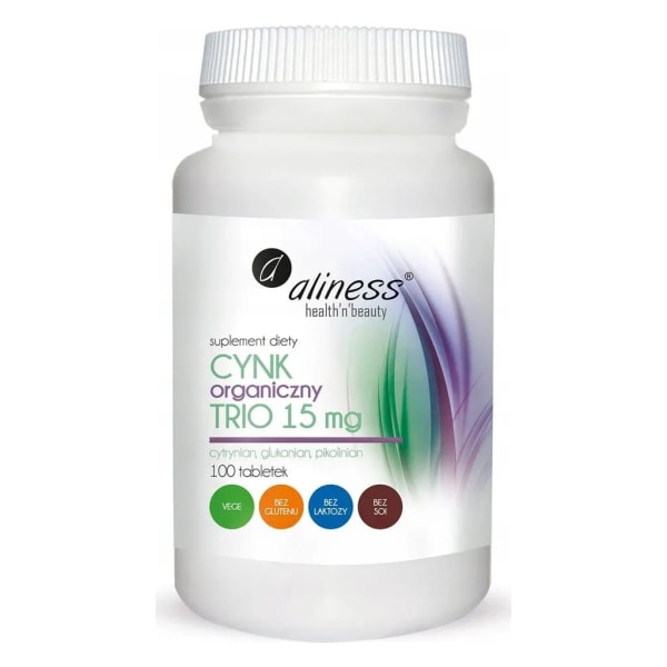 Aliness Cynk organiczny Trio 15 mg: Product review
