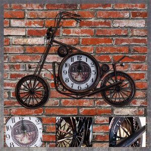 Oryginalny zegar ścienny - prezent dla chłopaka motocyklisty
