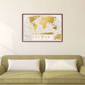 Mapa świata - prezent dla szefa