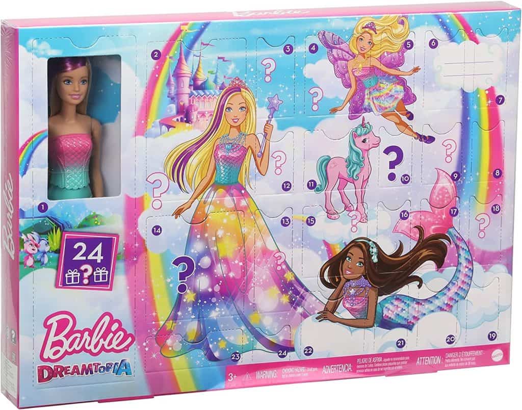 Kalendarz adwentowy Barbie – świetne akcesoria dla dziewczynek