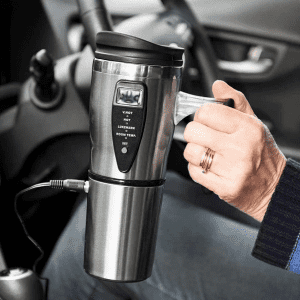 Podgrzewany kubek do auta – praktyczny prezent dla kawosza